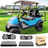 10L0L 4 Passenger Golf Cart Seat Covers, Front Rear Seat