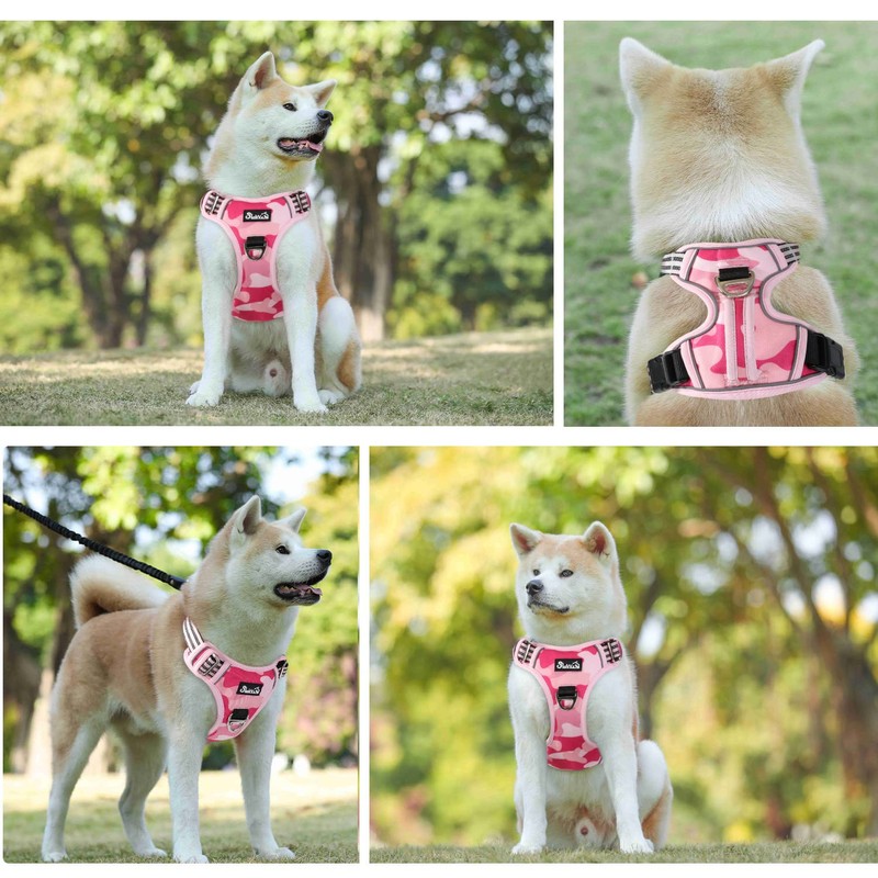 SlowTon No Pull Dog Harness, Heavy Duty No Choke Pet
