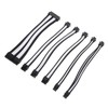 6PCS PC Extension Cable Set 30cm 24 Pin Motherboard Extension