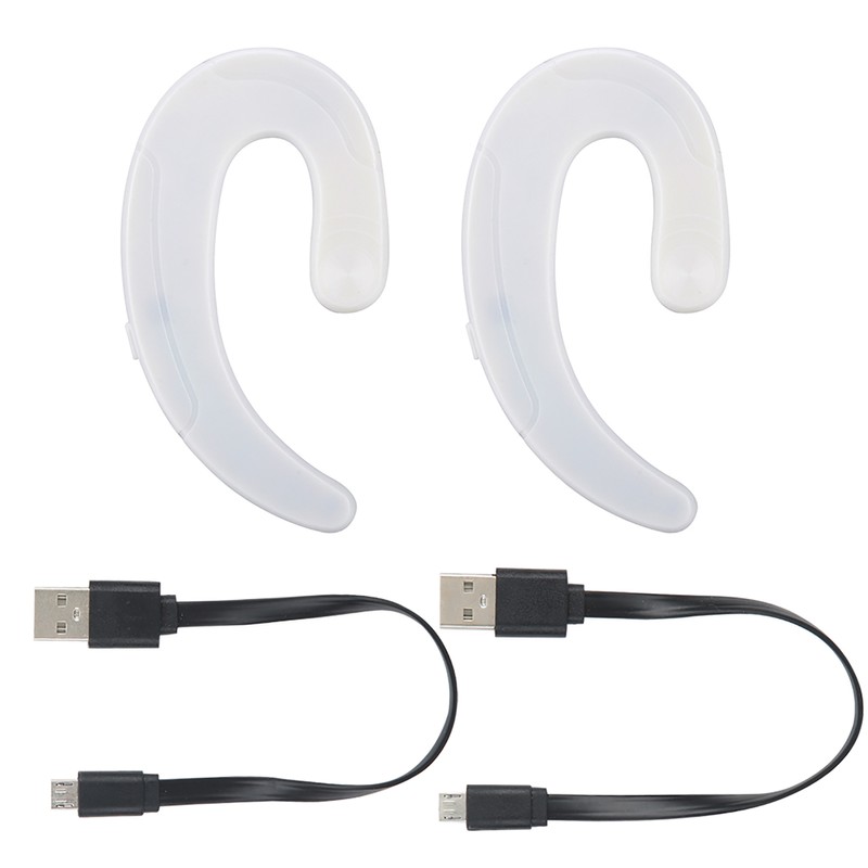 HBQQ25C Handsfree Bluetooth Waterproof Wireless Sport Headset with Mic White