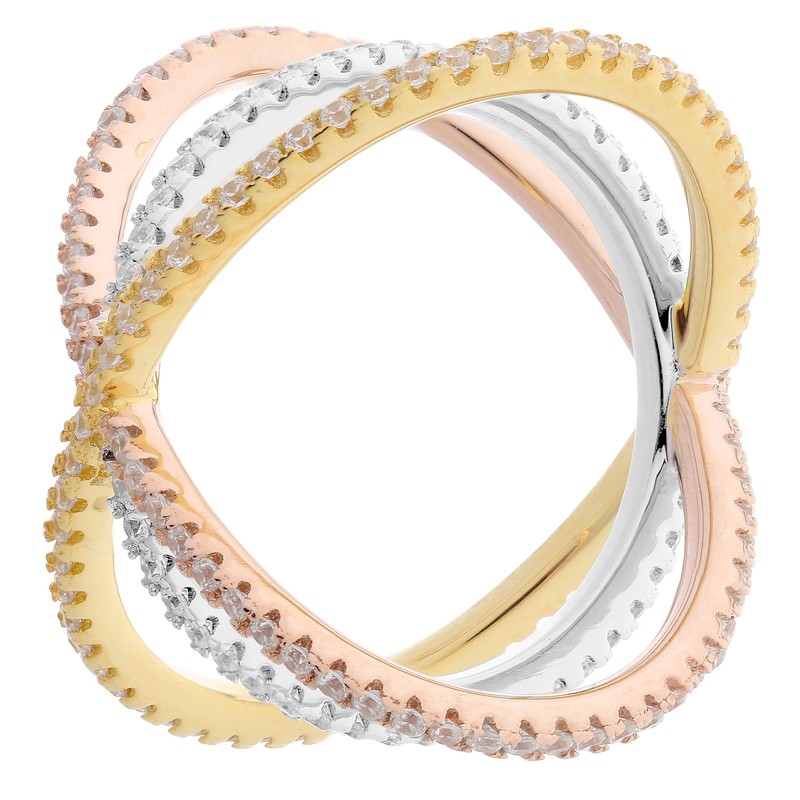 Orphelia Women Silver Piercing Ring - ZR-7280/56