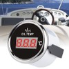 Universal Digital Oil Temperature Gauge 52mm 50‑150℃ W/Red Backlight 12V/24V
