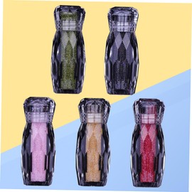 Mikinona 5pcs Multicolored Rhinestone Bead Nail Stickers for Manicure Art DIY Nail Decorations for Elegant Design and Home Decor