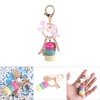 HEEPDD Creative Keychain,Macaroon Keychains Alloy Mini Eiffel Tower Pendant Keyring(Total
