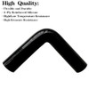 Haturmyko Haturmyko ID 1.75 inch 90 Degree Silicone Elbow Coupler