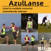 AzulLanse Reflective Running Vest, Breathable Sports Vest, Pack of 2,
