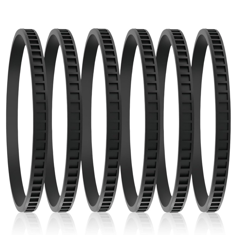 6 Pack 45-69-0010 Replacement Blade Pulley Tires Deep Cut Band