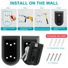 KAYCROWN Key Lock Box for Outside, Wall Mount Combination Lockbox