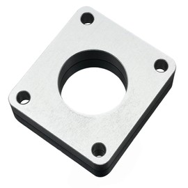 JINGLING Suzuki Every Wagon DA64 K6A NA Throttle Spacer 13421-77G00 Throttle Body Spacer for Suzuki Aluminum with Paper Gasket Improves Fuel Economy Increased Horsepower Torque 1 Piece Silver