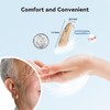 Rechargeable Hearing Aids for Seniors, BTE Hearing Device with 5-Level