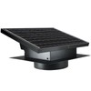 Bghdas 25W Solar Attic Fan, 8 Inch IP68 Waterproof Solar