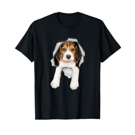Sneaking Beagle - Puppy Dog Lover Animal Breeder Pet Owner T-Shirt