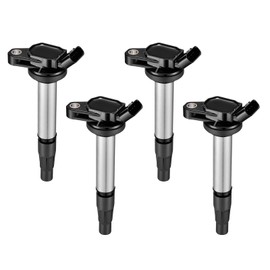 SYKRSS Set of 4 Ignition Coil UF596 Compatible with 2009 2010 2012 2013 2014 2017 Toyota Corolla Matrix Prius V Pontiac Vibe Scion iM xD CT200h 1.8L 2.0L L4 Replacement for C1714 UF619 GN10341
