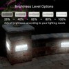 Solar Paver Lights 4x8, Driveway Lights, IP67 Waterproof, 3 Colors,