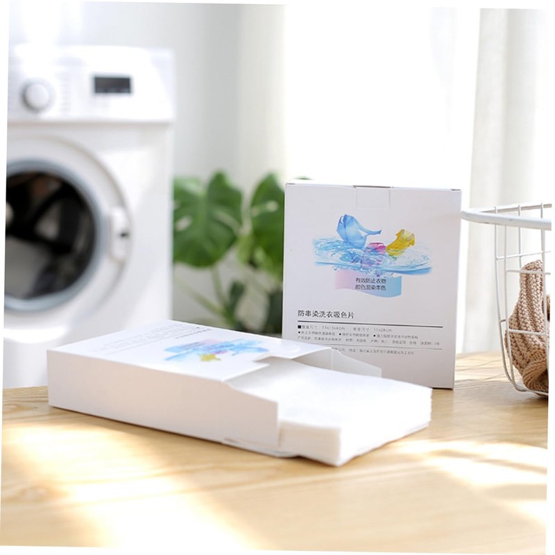 NOLITOY Laundry Absorption Sheets 72 Sheets/Proof Washing Paper 3 Pack