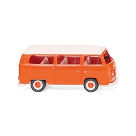 Wiking 031503 – 100 Years Sieper (VW T2 Bus) Orange Track H0 1:87 – Not a Toy