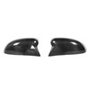 1 Pair Carbon Fiber Ox Horn Rearview Side Glass Mirror