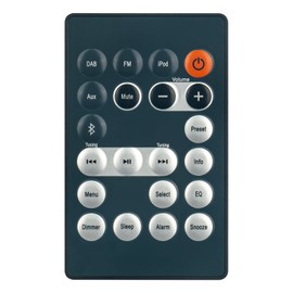 VINABTY Remote Control Replacement for Roberts Blutune 65 DAB Radio Bluetooth Replacement Remote Controller