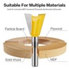 Boxonly Straight Cut Router Bit Milling Cutter Cutting Dovetail Bit