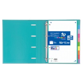 Oxford Strongline A4 10 Position File Dividers