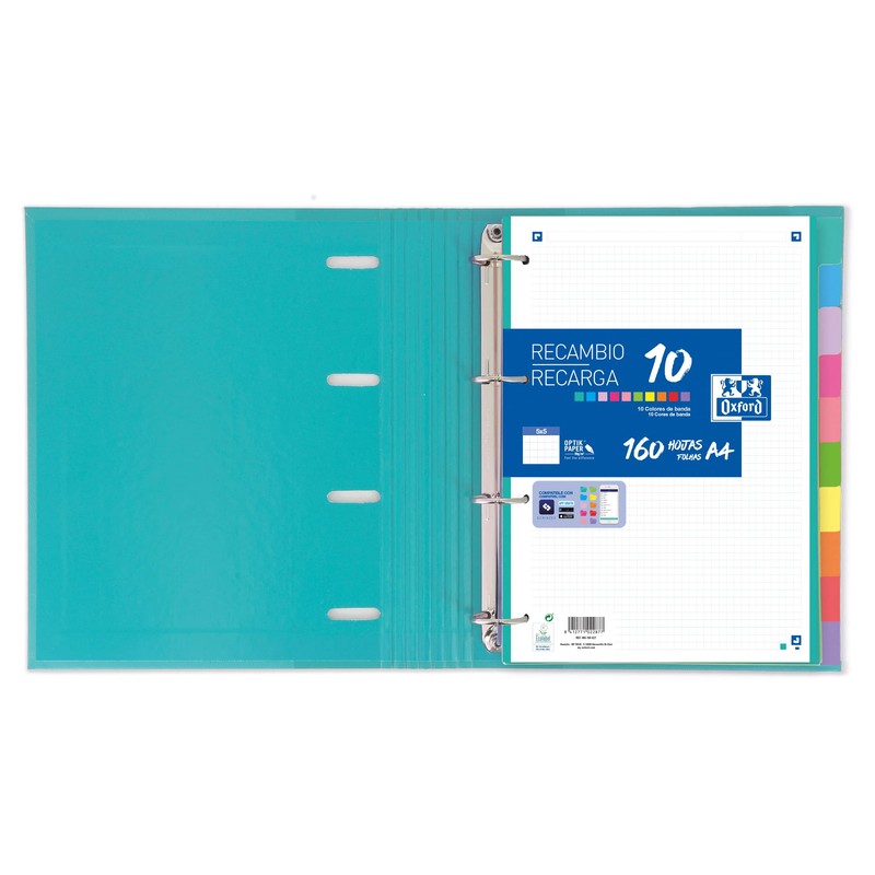 Oxford Strongline A4 10 Position File Dividers