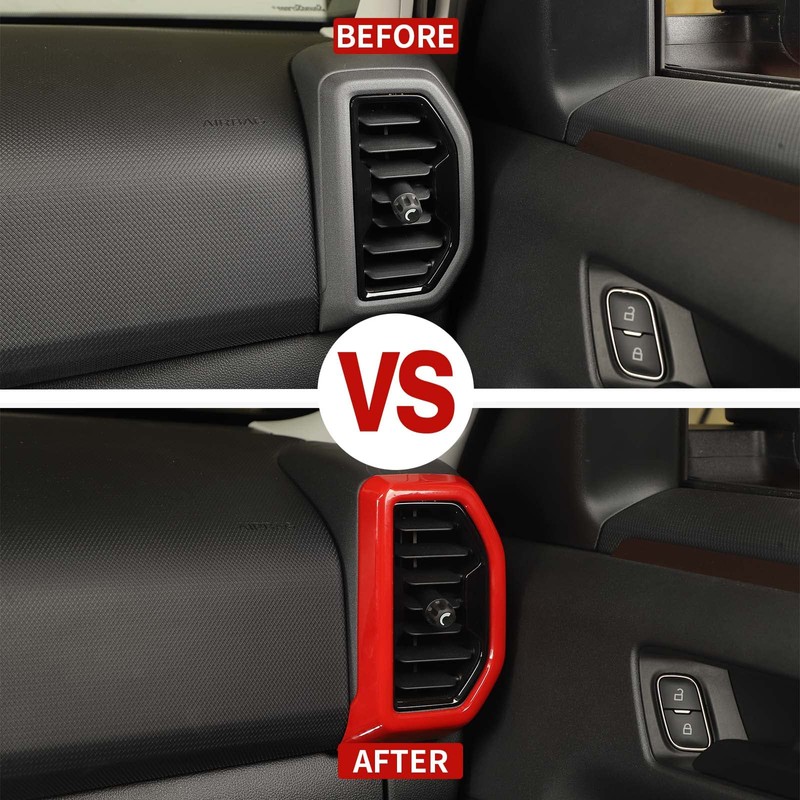 JWWY Dash Air Conditioning Vent Outlet Cover Trim for 2021-2025+Ford
