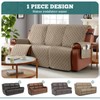 Ruaozz Waterproof Recliner Couch Covers 1-Piece Sofa Covers Washable Recliner