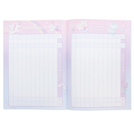 Coolia Contact Notebook, B5, Handwriting (60127 Unicorn Room)