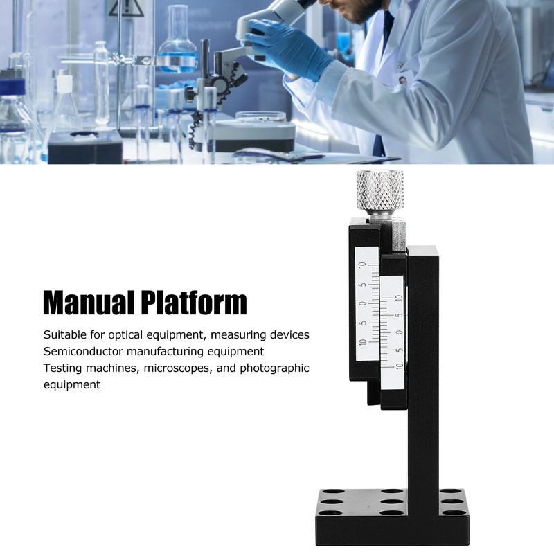 ZAxes Linear Stage Manual Twist FineTune Platform Dovetail Sliding Table