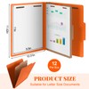 Skyygemm 12 Pcs Classification Folders Bulk 1 Divider File Folder