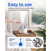 ZhenD 16 Pack Humidifier Cleaner Anti-Scale Balls: Stop White Dust,