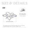 Heart Faith Ring, S925 Sterling Silver Adjubstable Religious Christian Inspiring
