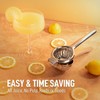 Zulay Kitchen Lemon Squeezer Stainless Steel with Premium Quality Heavy