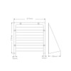 Rytons Building Products ABC8BS Light and Draught Reducing Airbrick Cowl