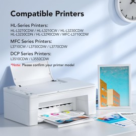 TN227 High Yield Toner Cartridge Compatible for TN-227BK/C/M/Y High Yield Brother TN227 Brother TN-227BK/C/M/Y High Yield Toner Cartridge Use with Brother HL-I3290CDW Toner MFC l3770CDW HL-L3270CDW 5P