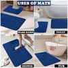 VELVETIO Bath Mat Set 2 Piece Machine Washable for Bathroom,