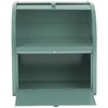 Pitmoly Stainless Steel Bread Box, 2 Layer Roll Top Bread