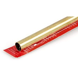 K&S 9/16 in. Dia. x 12 in. L Round Brass Tube 1 pk