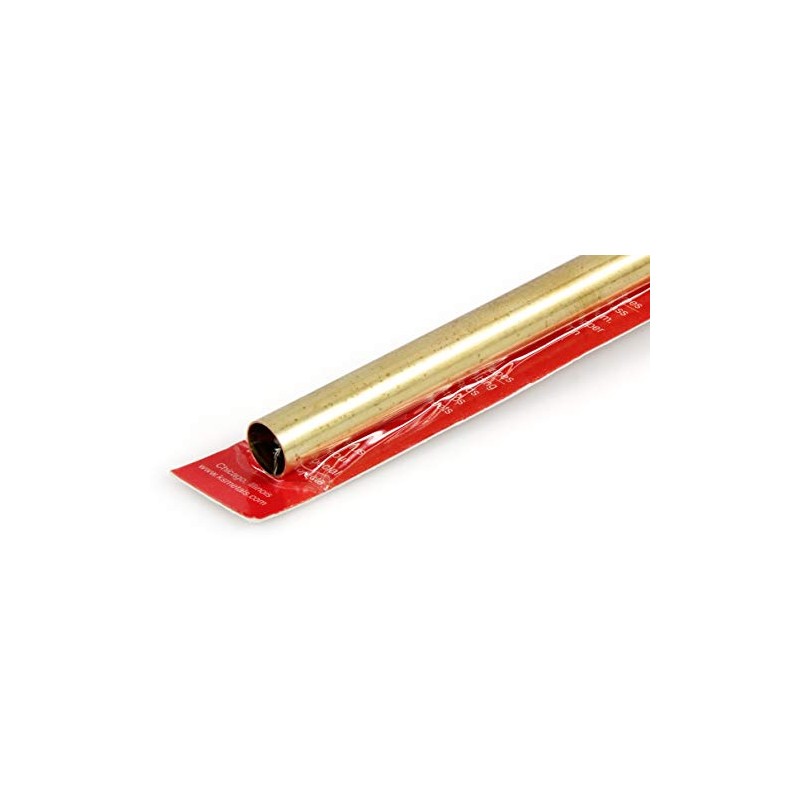 K&S 9/16 in. Dia. x 12 in. L Round Brass