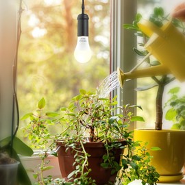 mfxmf 2 Pack LED Grow Light Bulbs A19 Bulb, Full Spectrum Plant Light Bulb, 9W E26 Grow Bulb Replace up to 80W, Grow Light for Indoor Plants, Flowers, Greenhouse, Indore Garden, Hydroponic