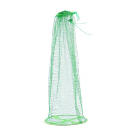 PATIKIL 30 Inch Fishing Net, Foldable Fishing Replacement Net Nylon Fishing Bait Mesh for Bait Storage Crayfish Minnows Shrimps, Light Green
