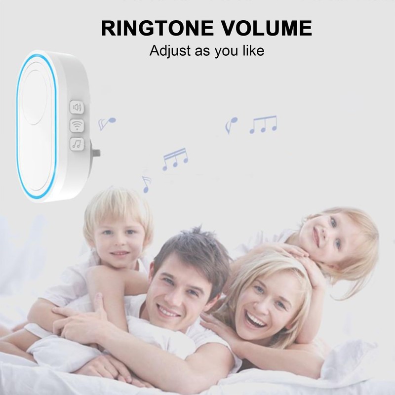 Door Chime,Store Entry Alarm - Wireless Smart Chime Welcome System