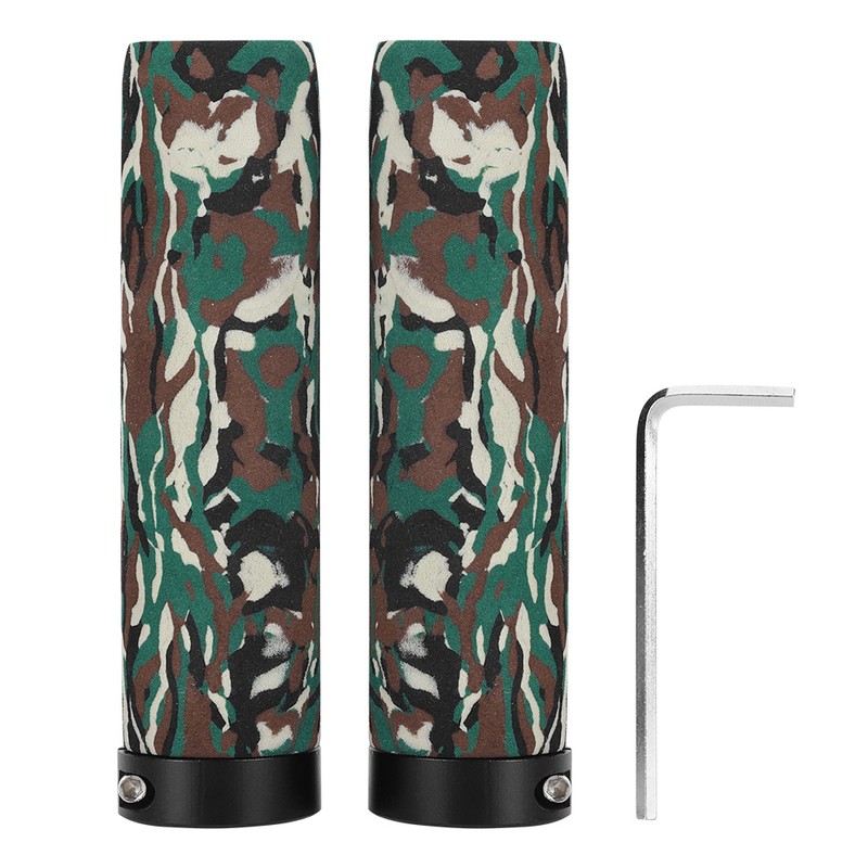Bike High Density Sponge Handlebar Cover Camouflage Green Mountain Bicycle