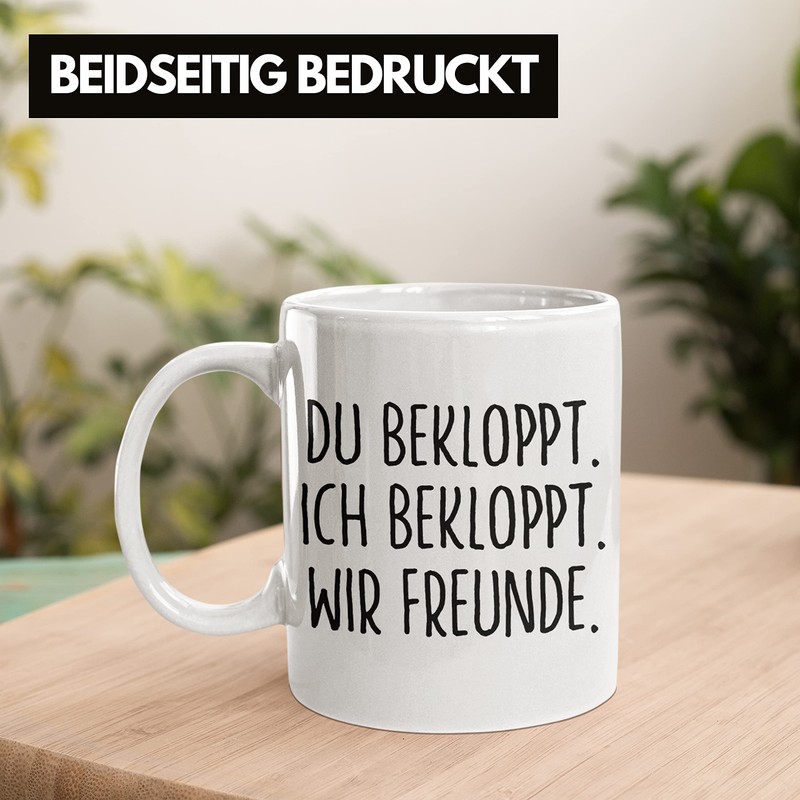 Trendation - Beste Freunde Tasse Geschenk Beste Freundin Freund Kaffeetasse