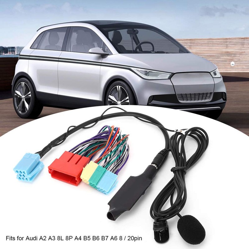 Akozon Electronic Accessories O Bluetooth Adapter with Car Stereo Speaker