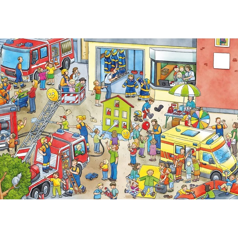 Schmidt Spiele 56416 Where is the Blue Car Children's Puzzle,