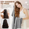 Eyeleaf Microfiber Hair Drying Towels, 100 x 60cm, 2 Pack,