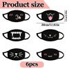 Pack of 6 Cute Masks, Dust Masks, Creative Pattern Masks,