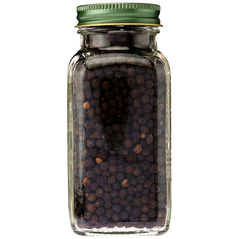 Simply Organic Whole Black Peppercorns, 2.65 Oz