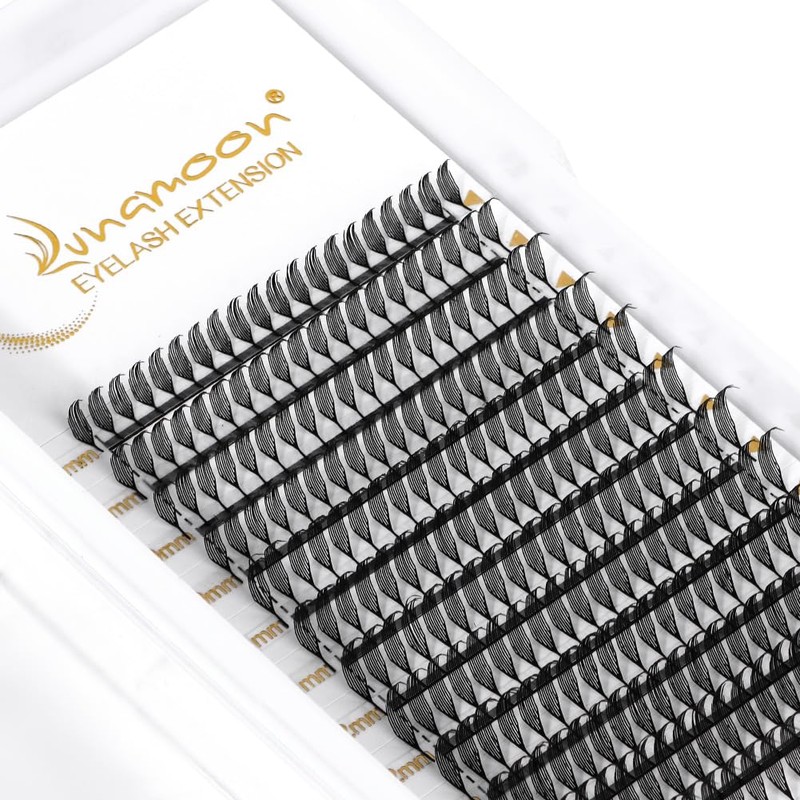 Lunamoon Ready-Made Fan Eyelashes, Ready-Made Fan Eyelashes, Volume Premade Fans